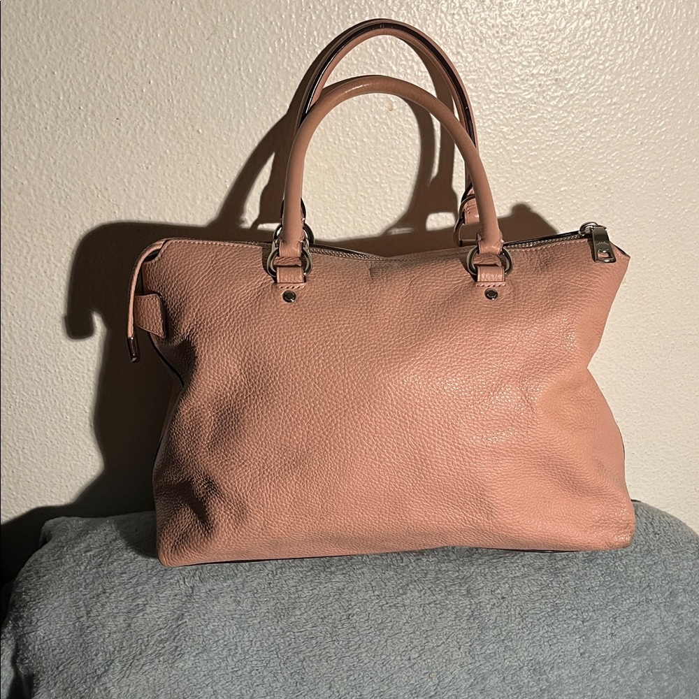 Coach Blush Pink Satchel and Floral Wallet Set - Picture 5 of 12